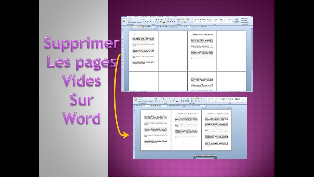 Comment Supprimer La 2eme Page Sur Word كيفية حذف الصفحة الفارغة في وورد | comment supprimer les pages vides