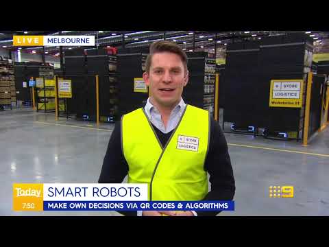Leigh Williams, MD eStore Logistics Interviewed about eStore's Autonomous Mobile Robot Technology - video from EStore Logistics
