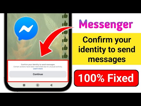 Fix Messenger Confirm your identity to send messages Problem | Certain actions have been restricted