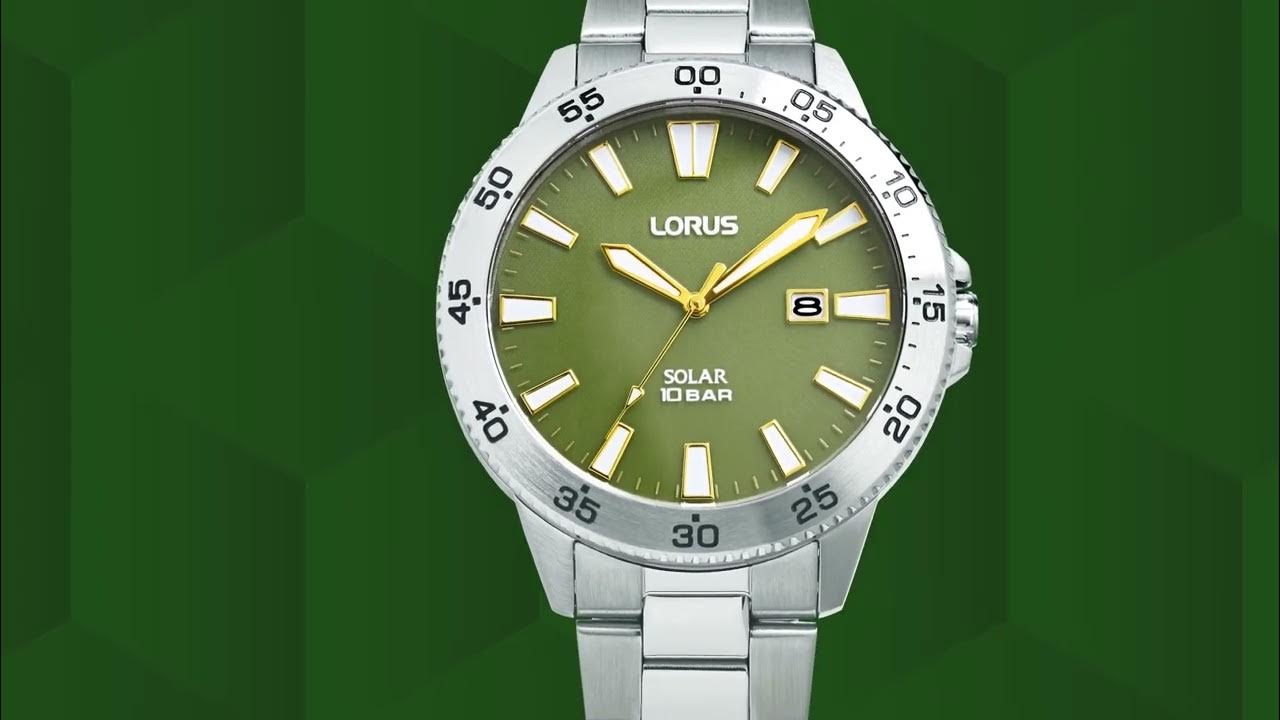 Reloj Hombre Lorus RX343AX9 Verde Plateado 