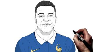 How To Draw Mbappe | Step By Step | World Cup '26