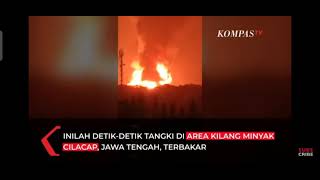 Download Lagu kebakaran kilang minyak Cilacap terulang kembali terdengar suara histeris wanita MP3