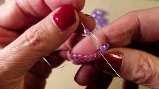 Flat Brick Stitch - Even Rows