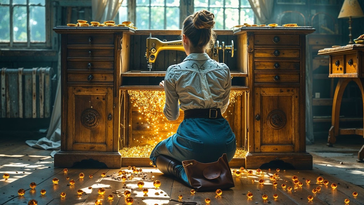 Family Pressured Her to Trash Aunt's Sewing Machine — Base Compartment Had $221M Fortune