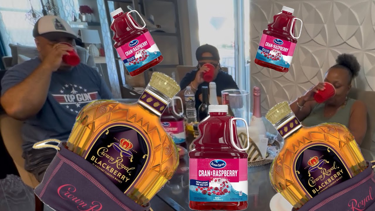 Black Raspberry Crown CROWN ROYAL BLACKBERRY MIXED WITH OCEAN SPRAY CRAN-RASPBERRY JUICE ...