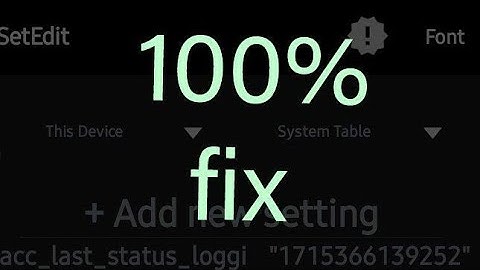 💯% fix unexpected failier | set edit | android 14 | TERROR YT |