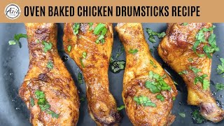 Oven Baked Chicken Drumsticks Recipe • Oven Baked Chicken Recipe • Juicy Chicken Drumsticks In Oven