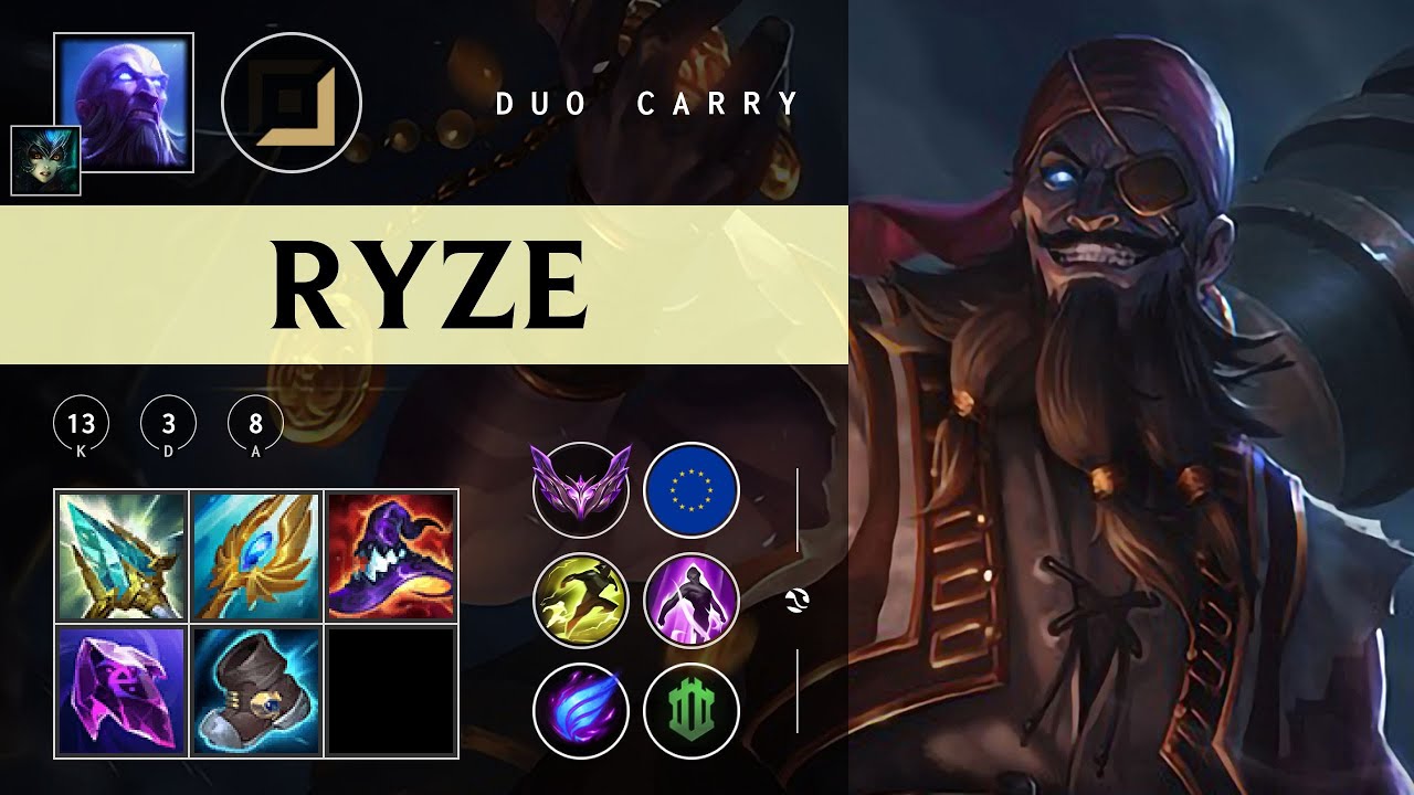 Ryze Carry vs Master Yi - EUW Master Patch 25.22