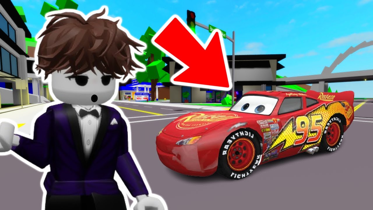 CÓMO HACER CARRO RAYO MCQUEEN EN BROOKHAVEN ROBLOX
