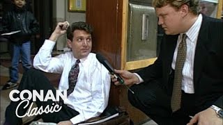 Andy Goes To The Post Office On Tax Day | Late Night with Conan O’Brien
