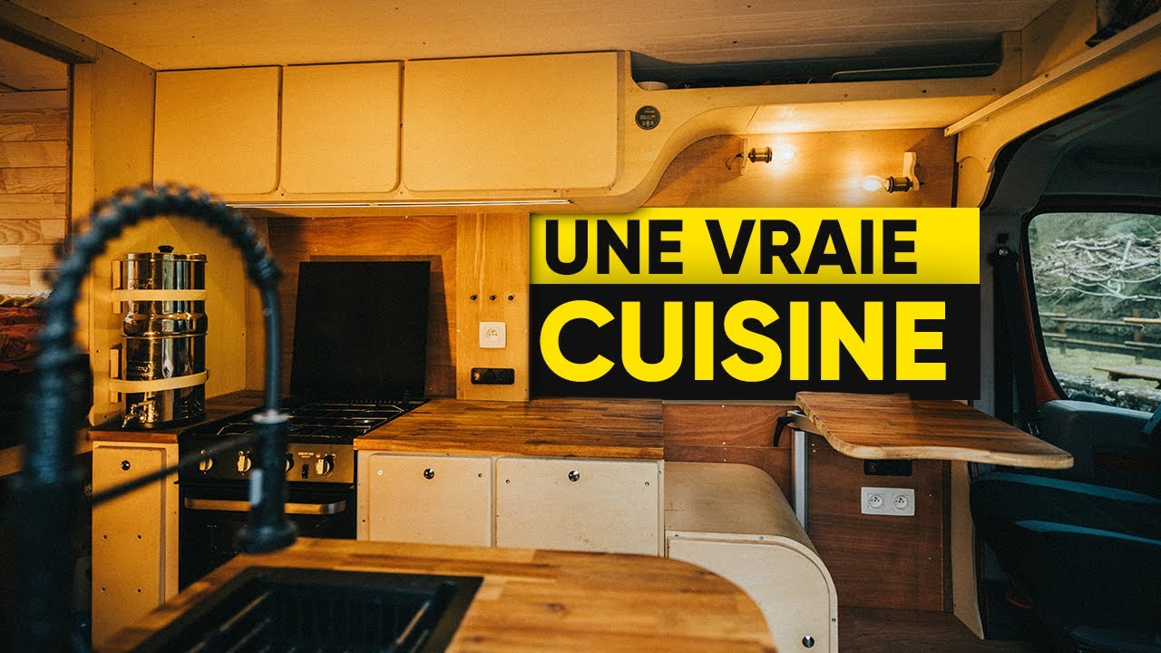 Magnifique cuisine dans mon fourgon aménagé - PARTIE 2 #13