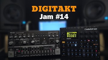 Digitakt + TD-3 + JV1080 + Zoom ms 70 - Studio Live #14