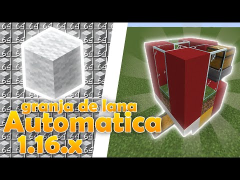 Granja de LANA Automatica (1.16.x - 1.12.x) | Tutoriales Re Locos #7