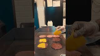 BIG Burger Order! ? Satisfying Fast Food Prep | Food Shorts #shorts #beefpatty