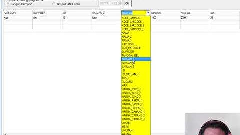 CARA EXSPORT ATAU IMPORT DATA BARANG DARI EXCEL KE SID RETAIL PRO