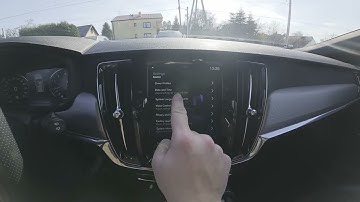 Hoe de systeemtaal in de Volvo V90 II (2016 - heden) te wijzigen