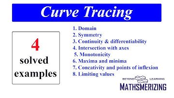 Curve tracing | How to draw a free hand sketch of curves using curve tracing | 4 solved examples