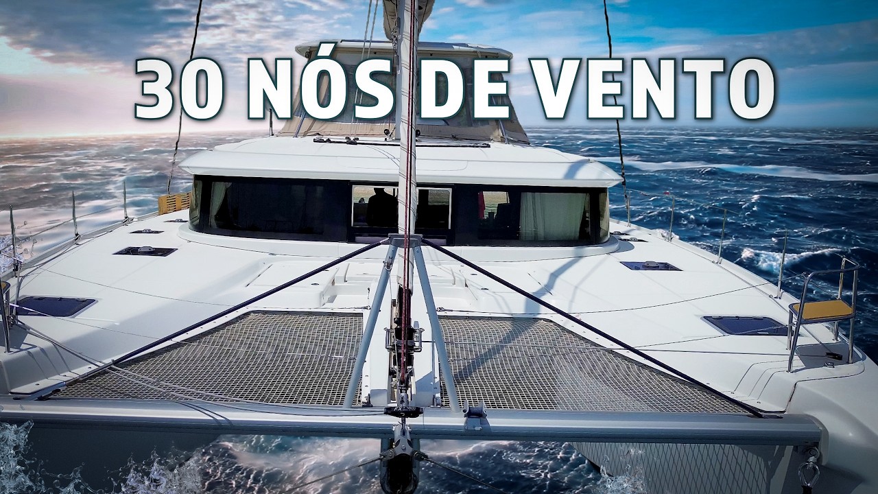 Como é VELEJAR com FORTES VENTOS na GRÉCIA I Ep 227