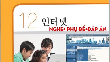 TIẾNG HÀN TỔNG HỢP TRUNG CẤP 3 _BÀI 12: 인터넷( INTERNET) có đáp án #luyennghetiengHan