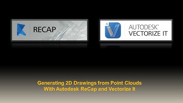 Generating 2D Drawings from Point Clouds using Autodesk ReCap and Autodesk Vectorize It