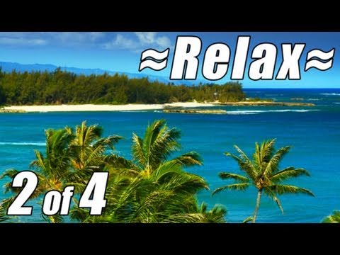HD BEST HAWAII BEACHES - OAHU Ocean Waves Sounds Blu-Ray / DVD relaxing video 1080p relax