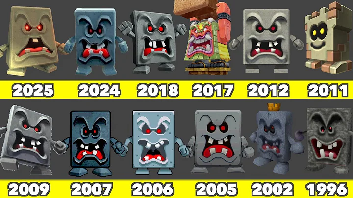 Evolution of Whomps Game Graphics In Nintendo Games (1996-2025)