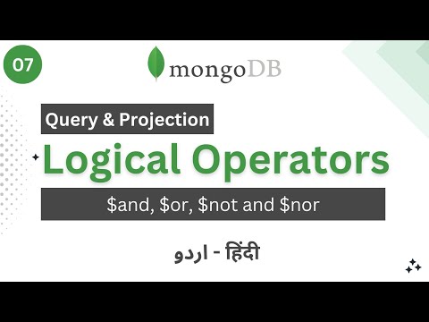 #7 How to Use Logical Query Operators in MongoDB: A Step-by-Step Guide | #mongodb