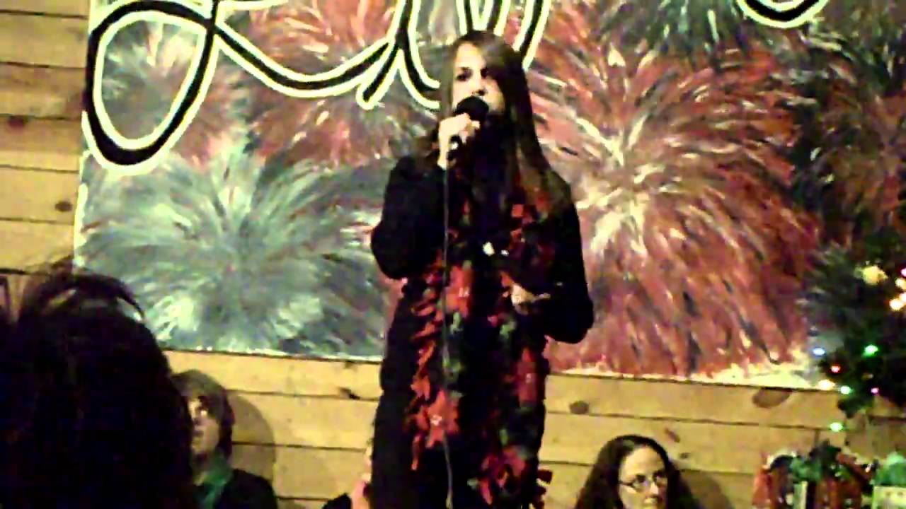 Madison Beaty sings O Little Town of Bethlehem.AVI