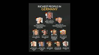 😱Who Owns Germany? Meet the Richest Billionaires