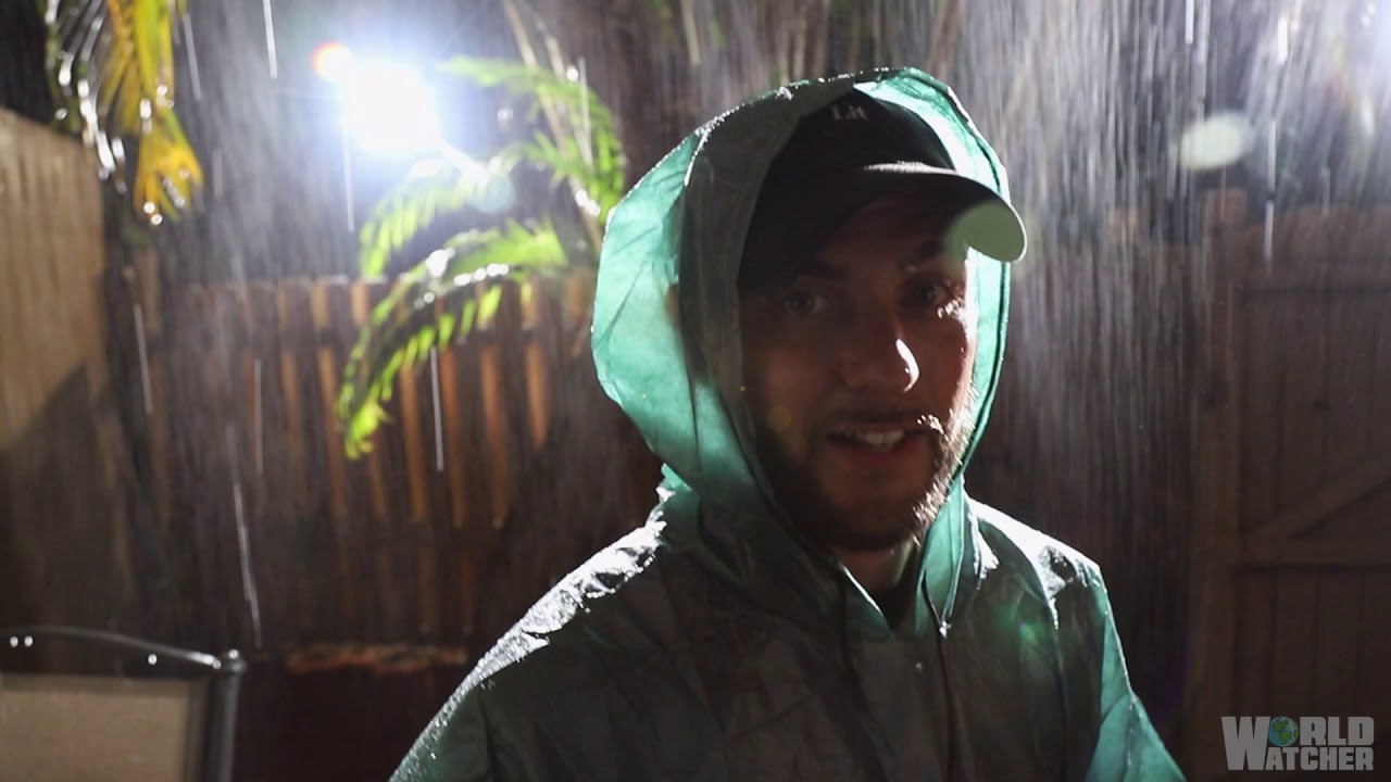 DIY Rain machine with RED RAVEN test footage