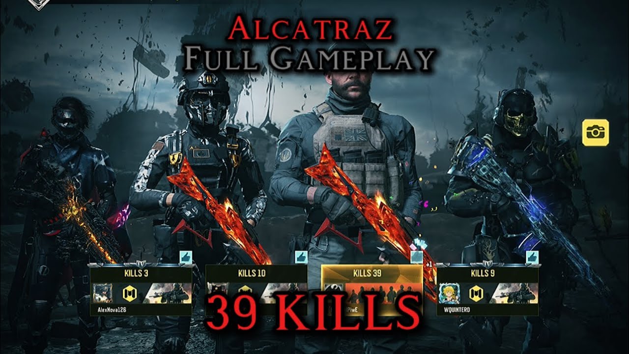 Full Alcatraz Gameplay with randoms | 39 Kills | CODM #codm # ...