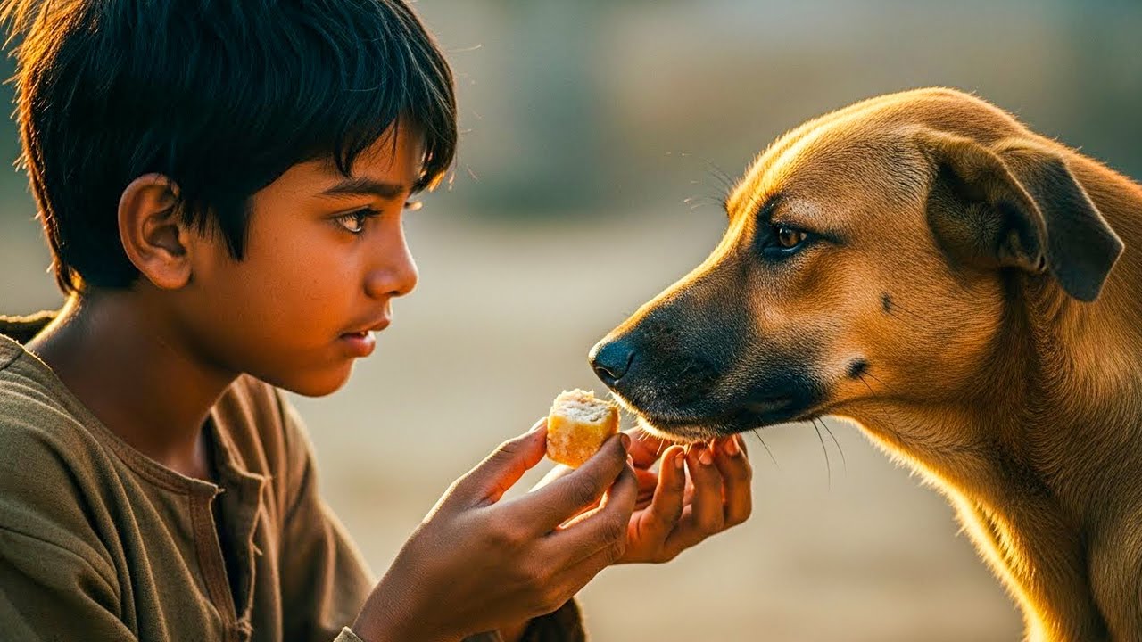 अनाथ बच्चे ने भूखे कुत्ते को खिलाई अपनी आखिरी रोटी...फिर कुत्ते ने जो किया, वह देख आप दंग रह जाएंगे!