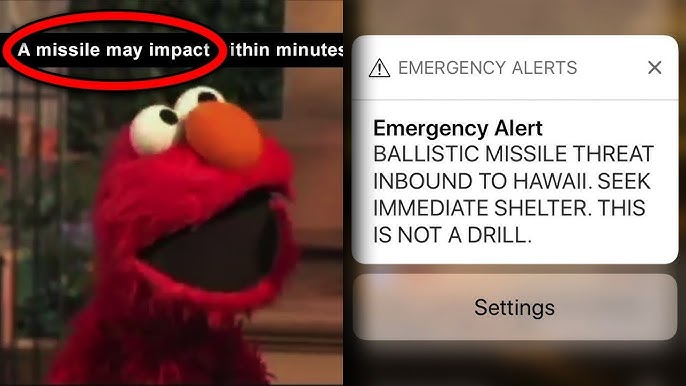 VEM MUITA ÁGUA E FOGO AO MESMO TEMPO, Different Country Emergency Alarms