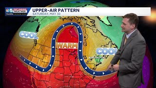 Omega Block brings cooler weather starting Thursday (5-27-26)
