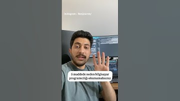 🚫 NEDEN BİLGİSAYAR PROGRAMCILIĞI OKUMAMALISIN? Instagram: ibosjourney    #yazılım #software #kesfet