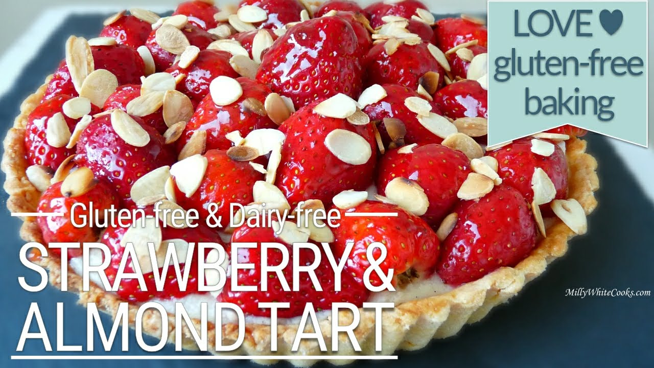 Gluten free & Dairy free Vanilla Crème Pâtissière Strawberry & Almond