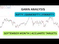 NIFTY | BANKNIFTY | ACCURATE TARGETS | SEPTEMBER | OPTIONSGURUTAMIL