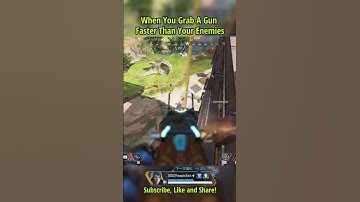 When You Grab a Gun Faster Than Your Enemies【Apex Legends】 #apex #apexlegends #ash #shorts