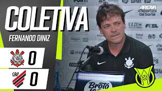 COLETIVA FERNANDO DINIZ | AO VIVO | Corinthians x Athletico-PR - Brasileirão 2026