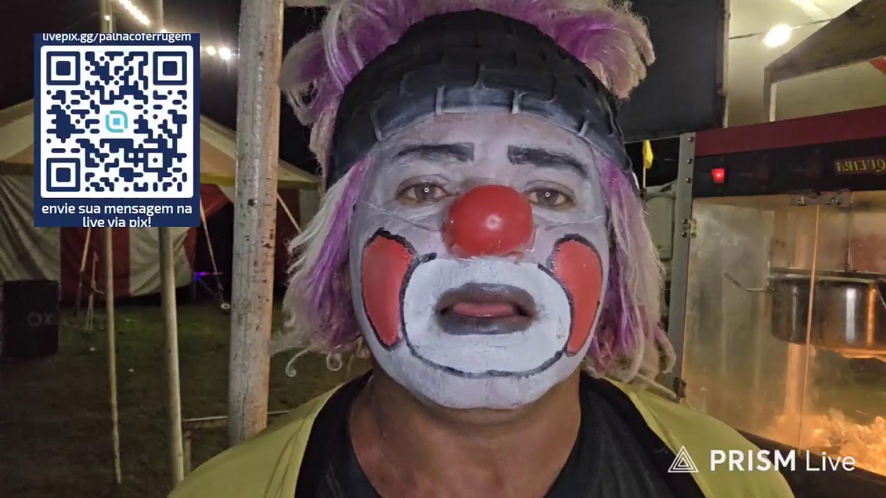 Transmissão ao vivo de palhaço ferrugem oficial