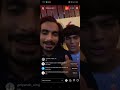 Rjmahvash thebakwastalks mastii on live instagram