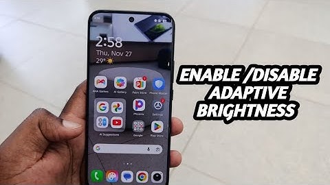 How To Turn On/Off Adaptive brightness Tecno Spark slim 