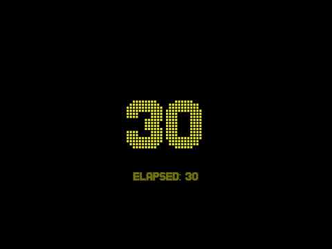 60 seconds countdown timer with full zero second