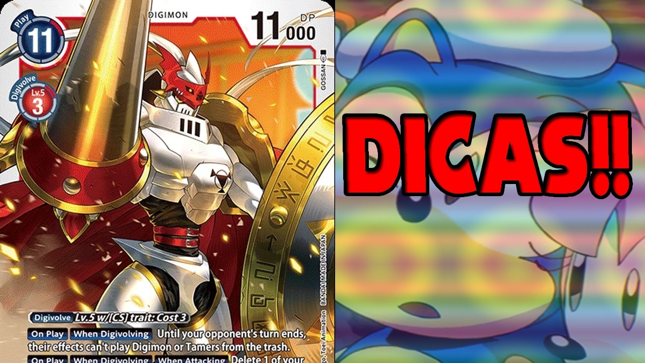 Guilmon Digimon TCG Dicas do Meu Deck