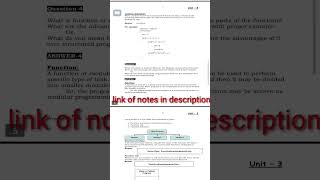 PPS UNIT3 PDF NOTES DOWNLOAD link in description #Aktu #engineering #programming