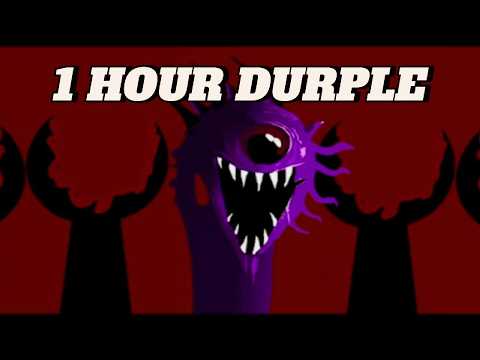 Sprunki Durple Phase 6 Remastered Sound 1 hour | Horror Mod Full Video
