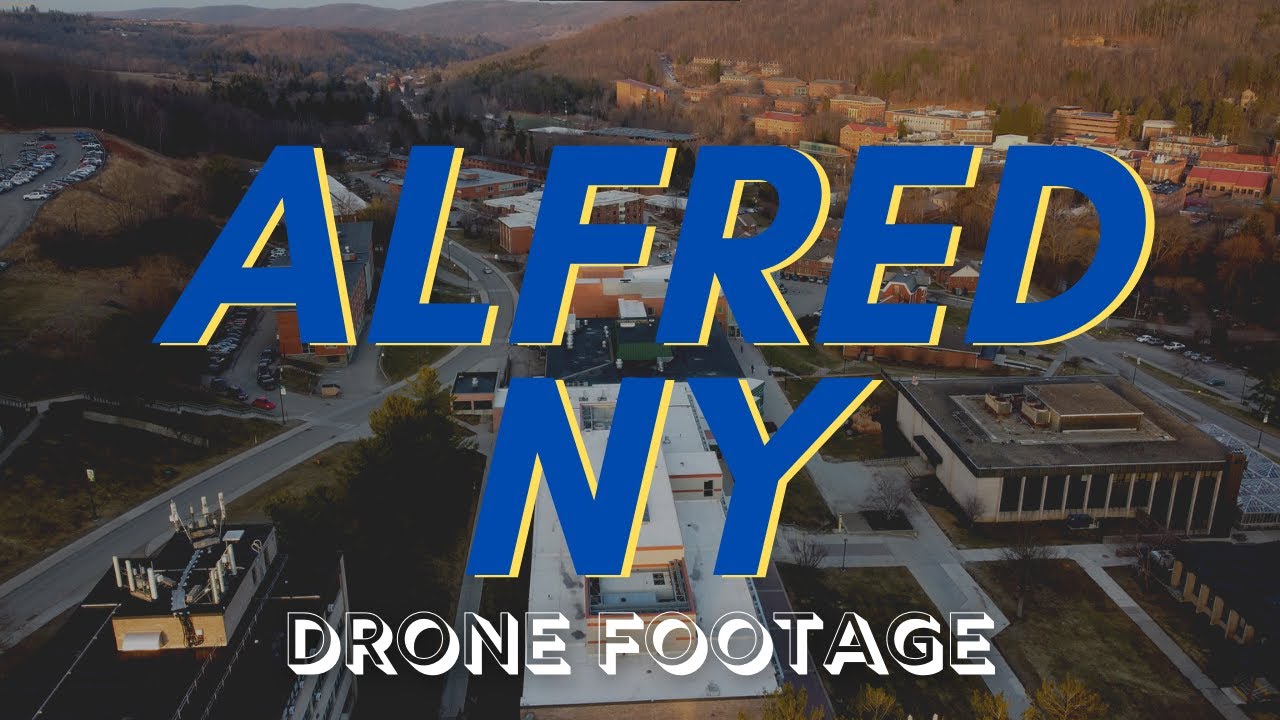 Alfred NY Aerial Drone Footage YouTube
