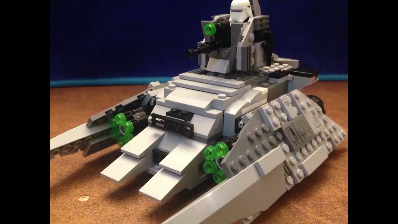 Alternate Build First Order Snowspeeder Stop Motion Speed Build | 75100 | BrickBrosUK | Part 2