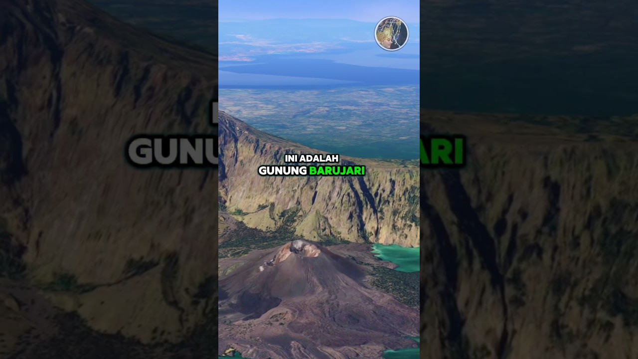 Gunung Berapi Tumbuh dari Dasar Danau 