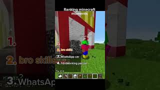Ranking #minecraft moment